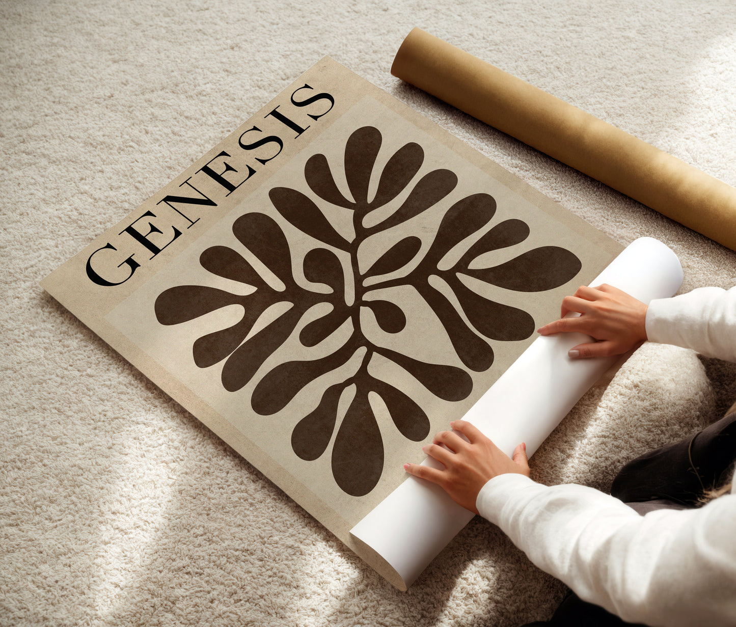 Genesis Christian Wall Art Print
