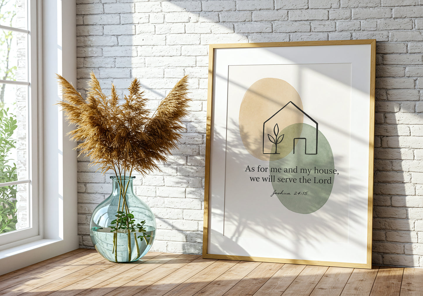 Joshua 24:15 Christian Wall Art